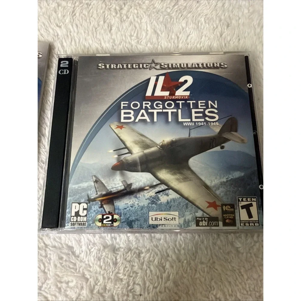 Operation Barbarossa & IL Sturmovik & Forgotten Battle PC CD ROM Complete CIB X3